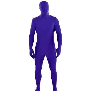 NWT Adult Purple Party Suit Men's XL Up to 6'3" Fitted Halloween Costume Cool